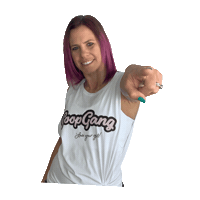 Point Pointing Sticker by Goop Gang