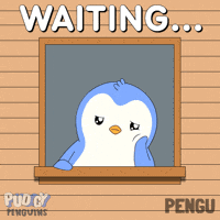 Sad Still Waiting GIF by Pudgy Penguins