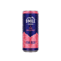 Party Pink Sticker by 9 Mile Vodka
