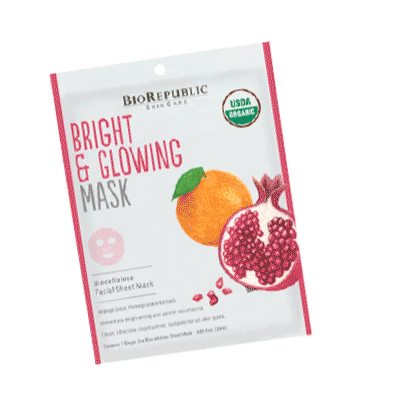 biorepublic beauty skincare vegan glow Sticker