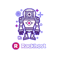 Happy Space Sticker by Rackhost
