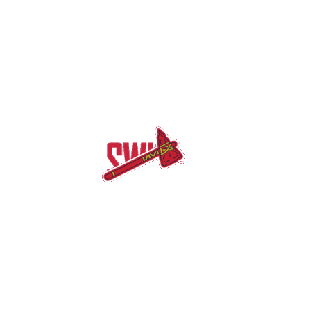 Swipe Up Atlanta Braves Sticker by MLB