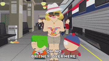 Britney Spears Subway GIF by South Park
