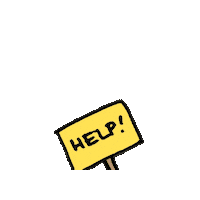 Help Me Support Sticker