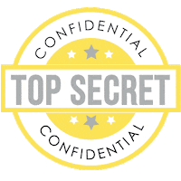 Top Secret Sticker by BabyBoo.ie