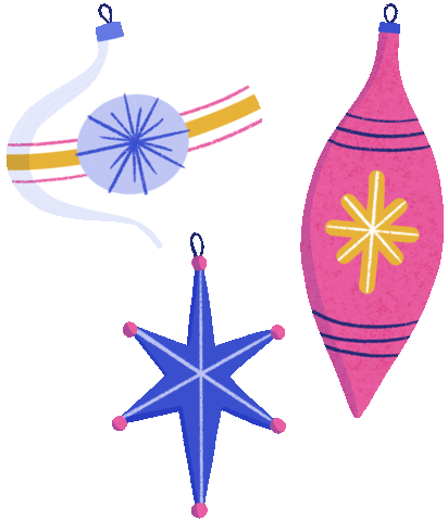 Christmas Tree Sticker by Bett Norris