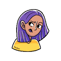 Go Away No Sticker by Flocksy