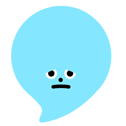 Sad Face Sticker