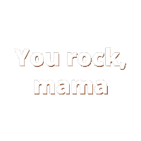 Mama You Rock Sticker by The milkyway