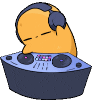 Party Dj Sticker by Sad Nuggie