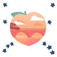 Climate Change Train Sticker by Building Back Together