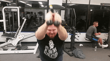 do you even lift work out GIF by Brimstone (The Grindhouse Radio, Hound Comics)
