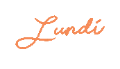 Monday Lundi Sticker by grousseta
