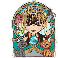 K-Pop Message Sticker by Mina_O_Art