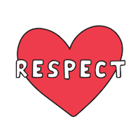Respect Love Sticker by Martina Martian