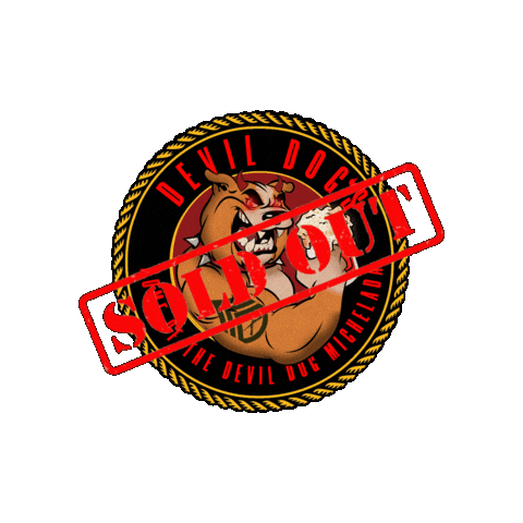 Bartender Soldout Sticker by Devil Dog's