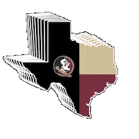 Texas Fsu Sticker by Austin Seminole Club