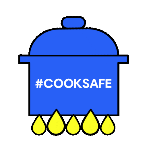 Fire Cooking Sticker by MasksForUnity