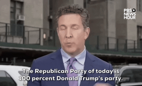 Donald Trump Gop GIF by PBS NewsHour