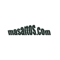 masaltos logo green verde masaltos Sticker