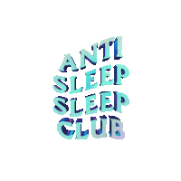 bryangifs sleep hype spin holographic Sticker