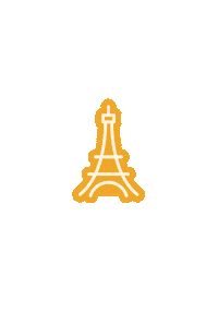 Eiffel Tower Neon Sticker by Las Vegas