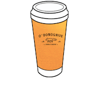 ODRCOLLECTION coffee coffeecup kerry odonoghue Sticker