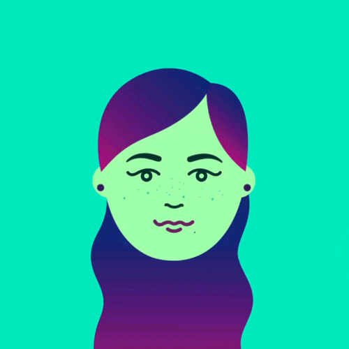 elemasele animation girl illustration design GIF