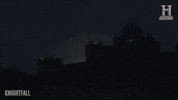 sunset castle GIF by HISTORY UK