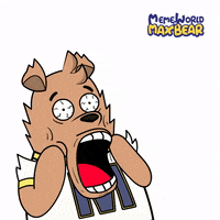 No Way Omg GIF by Meme World of Max Bear