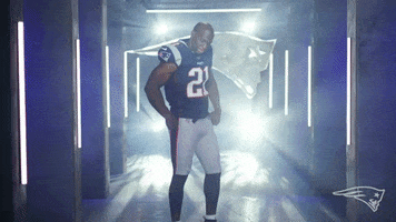 Flexing Duron Harmon GIF by New England Patriots