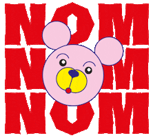 Happy Nom Nom Sticker