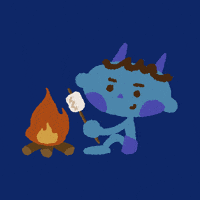 Illustration Camping GIF