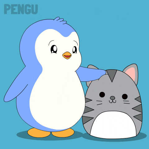 Cat Penguin GIF by Pudgy Penguins