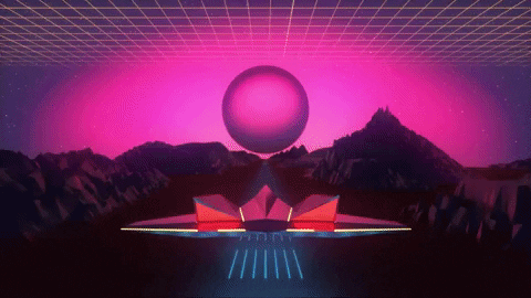80s vaporwave giphycrawlerdone synthwave 80s aesthetic GIF