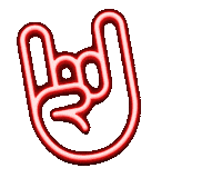 Rock Hand Sticker by Live Nation