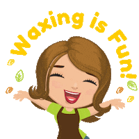 waxhaus happy fun wax waxing Sticker
