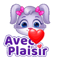 You Are Welcome French Sticker by Lucas and Friends by RV AppStudios
