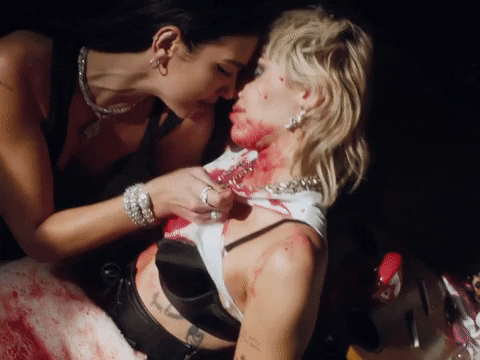 Dua Lipa Prisoner GIF by Miley Cyrus