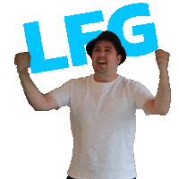 Fuck It Lets Go Sticker by Collings Real Estate