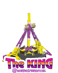 MorenosPark rollercoaster roller coaster carousel ferris wheel Sticker