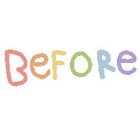 Before And After Rainbow Sticker by aizastbf