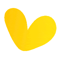 Endo Yellowheart Sticker by EndometriosisAustralia