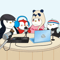Recording On Air GIF by Pudgy Penguins