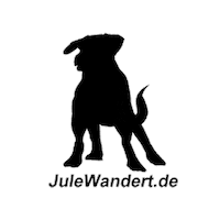 JuleWandert dog hiking with dogs julewandert wandernmithund Sticker