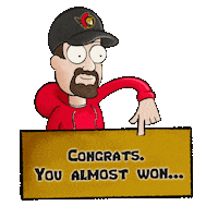 Congrats You Almost Won Sticker