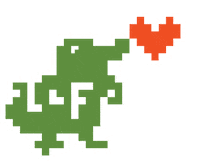 University Of Florida Heart Sticker by UF Warrington College of Business