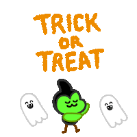Trick Or Treat Fun Sticker by DINOSALLY