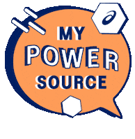 Power Source Running Sticker by ASICS