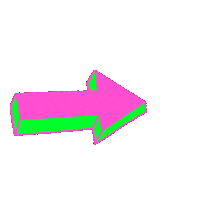 This Way Pink Sticker by SEOLGOLD